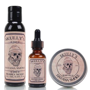 Skullys HS Beard Wash, Beard Oil and Balm Beard Kit | Beard kits for men