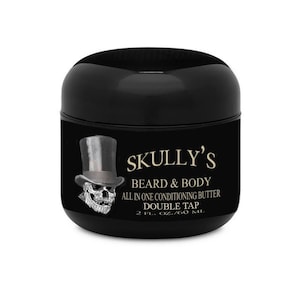 Beard Butter 2 oz. |Skully&#39;s Double Tap Beard Butter | Beard Butter no wax|