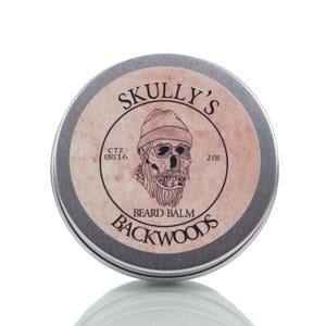 Skully&#39;s Backwoods Beard Balm 2 oz | Beard balm for men, Eucalyptus, Cedarwood, patchouli, Fir needle scented