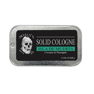 Solid Cologne For Men - Isla De Muerta (Coconut & Pineapple, Tropical)