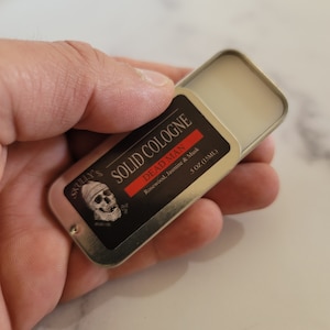 Solid Cologne For Men - Dead Man (Rosewood, Amber, Jasmine & Musk)