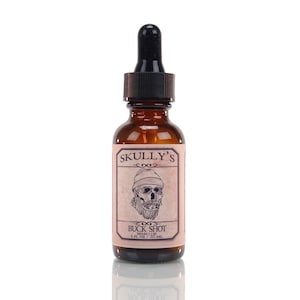 Beard Oil 1 oz | Skully&#39;s Buck Shot Beard Oil | All Natural Ingredients| Citrus beard oil | Beard growth oil | Hemp Seed Oil