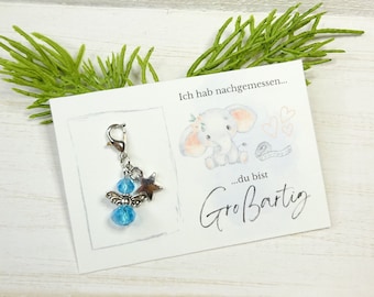 1 Schutzengel Karte Glas Engelchen-Anhänger Taschen- Schlüsselanhänger Geschenkidee kleine Geschenke für Frauen Adventskalender Füllung
