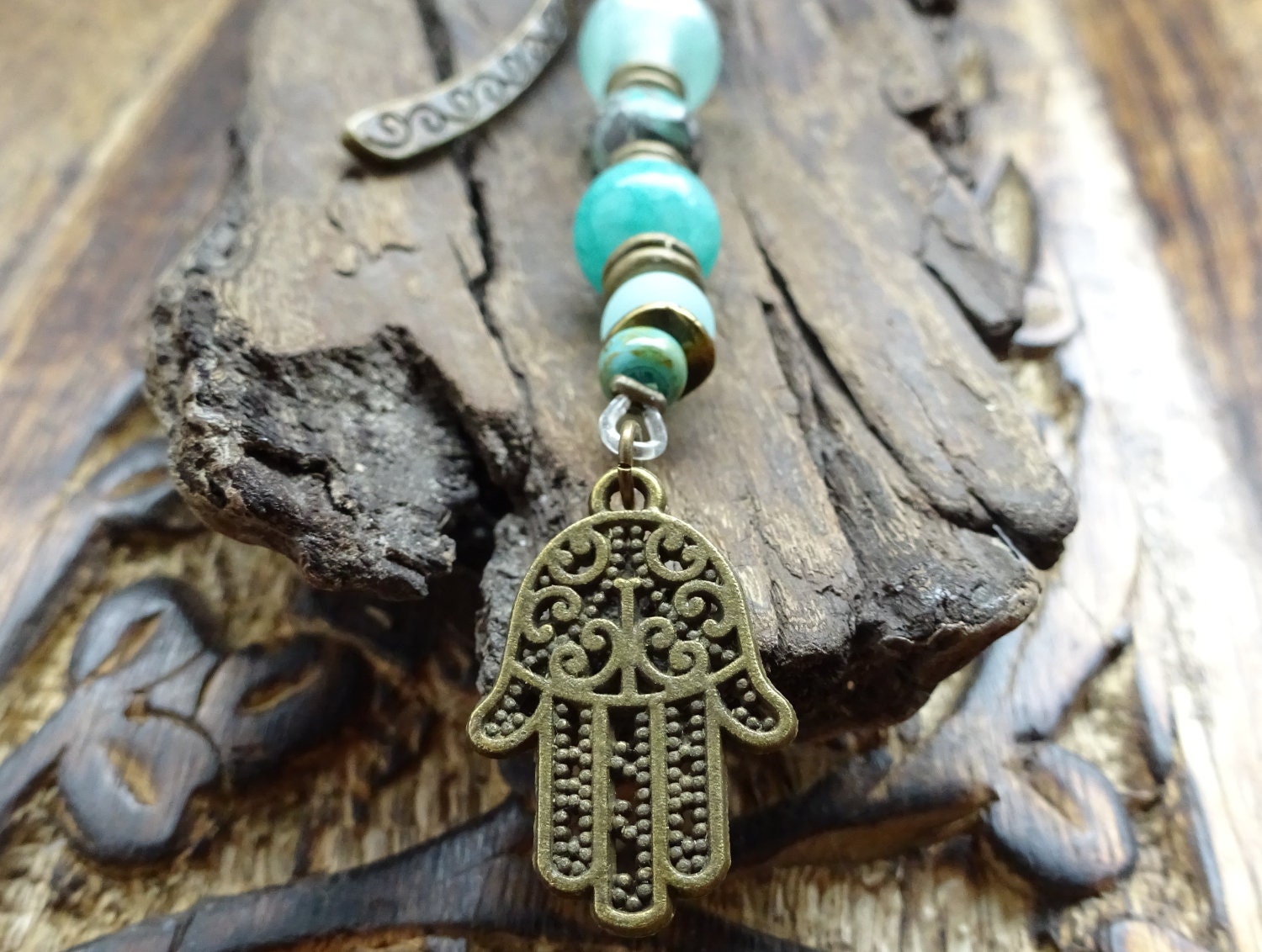 Boho Perlen Schleifen-Anhänger Für Taschen - 30cm Strandtaschen-Zubehör