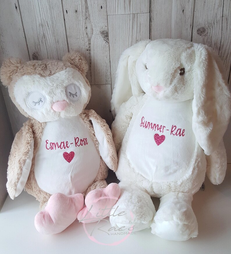 personalised easter bunny soft toy