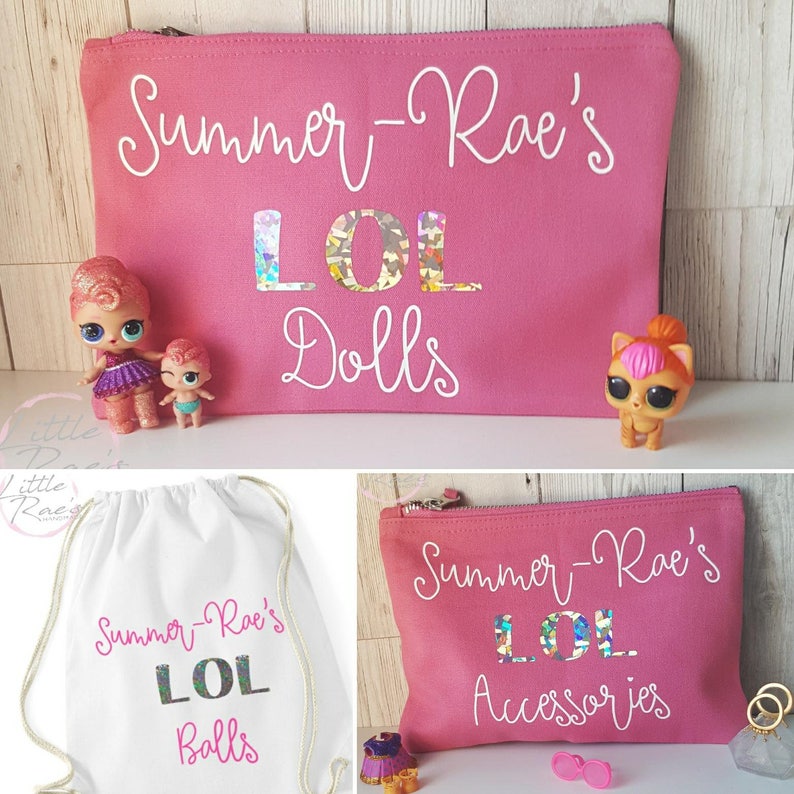 personalised lol doll bag