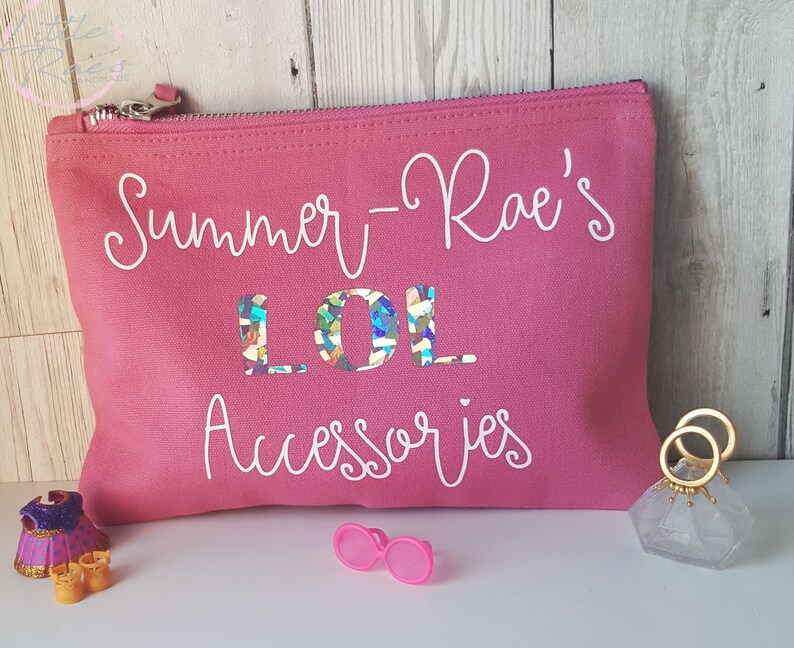 pink personalised toy box