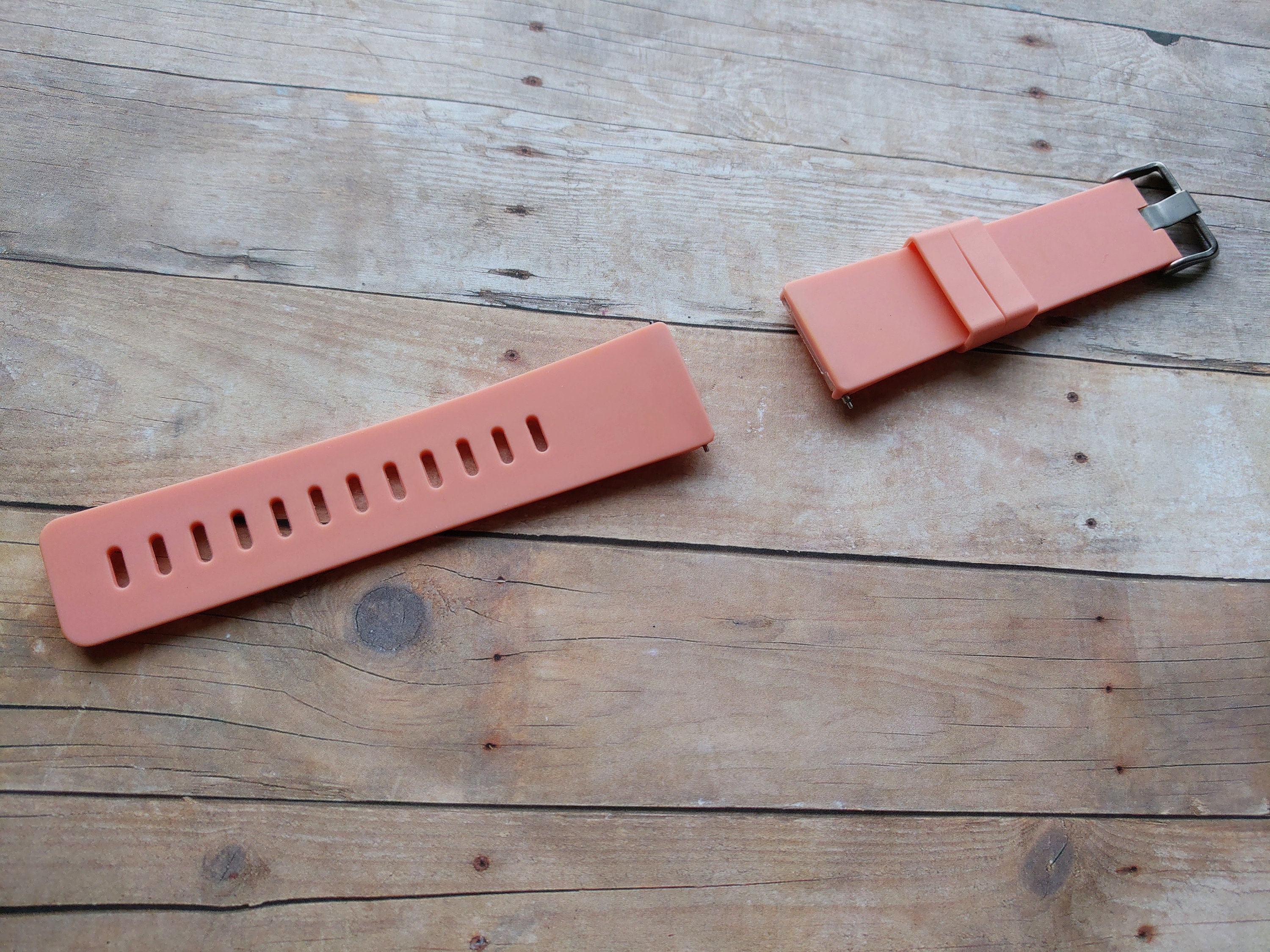 Fitbit versa peach band sale