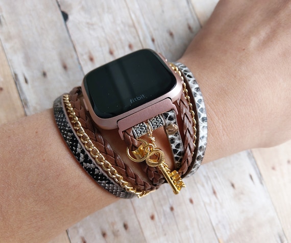 Unisex Fitbit Versa Band Boho Chic 