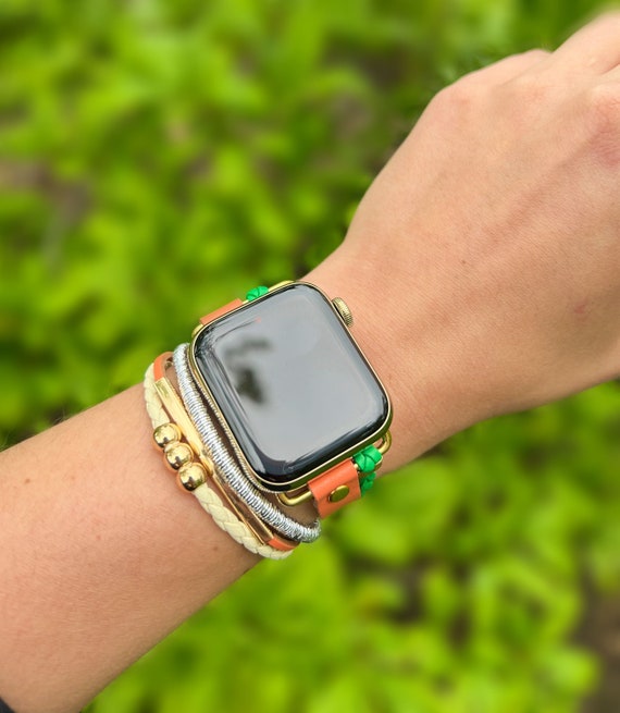 Strap-it Strap-it Bracelet cuir Apple Watch (noir)