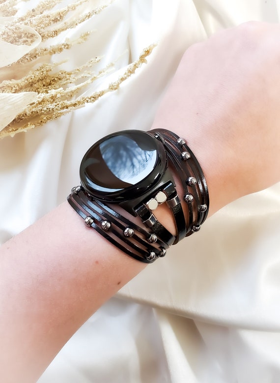 Punk Hippie Google Pixel 2 Watch Band banda de reloj de moda de cuero con cuentas para Google Pixel Watch pulsera de reemplazo banda de reloj elegante regalo Etsy Mexico
