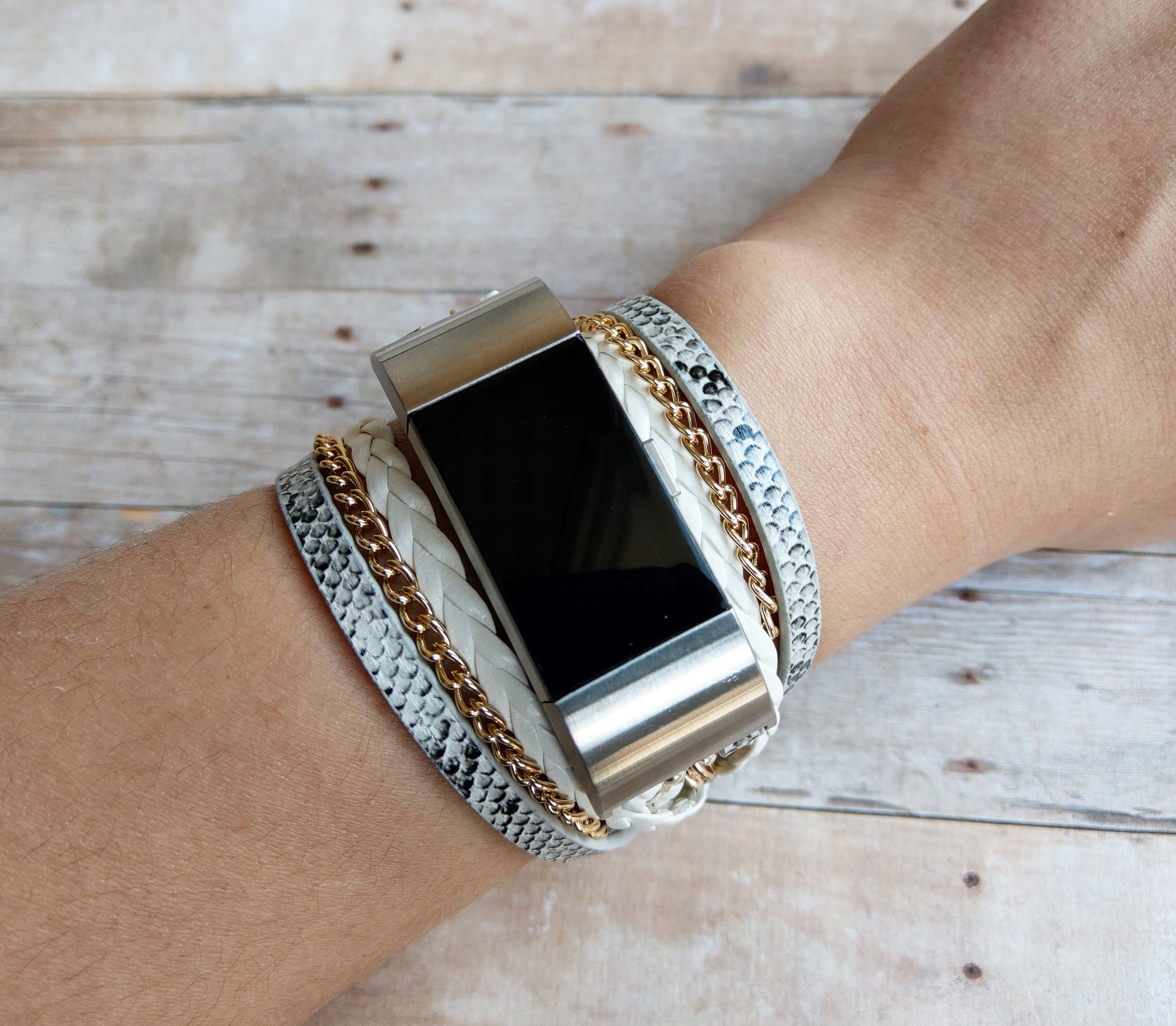 Metallarmband Ersatzband Uhrenarmband Watchband Für Fitbit Charge 2 