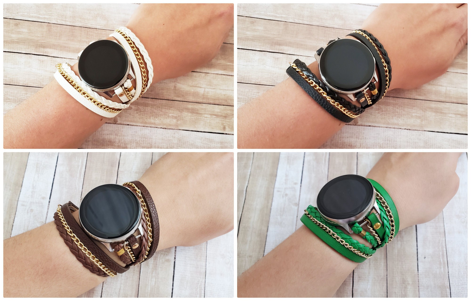 Bracelet en Silicone bicolore pour bracelet Garmin Forerunner