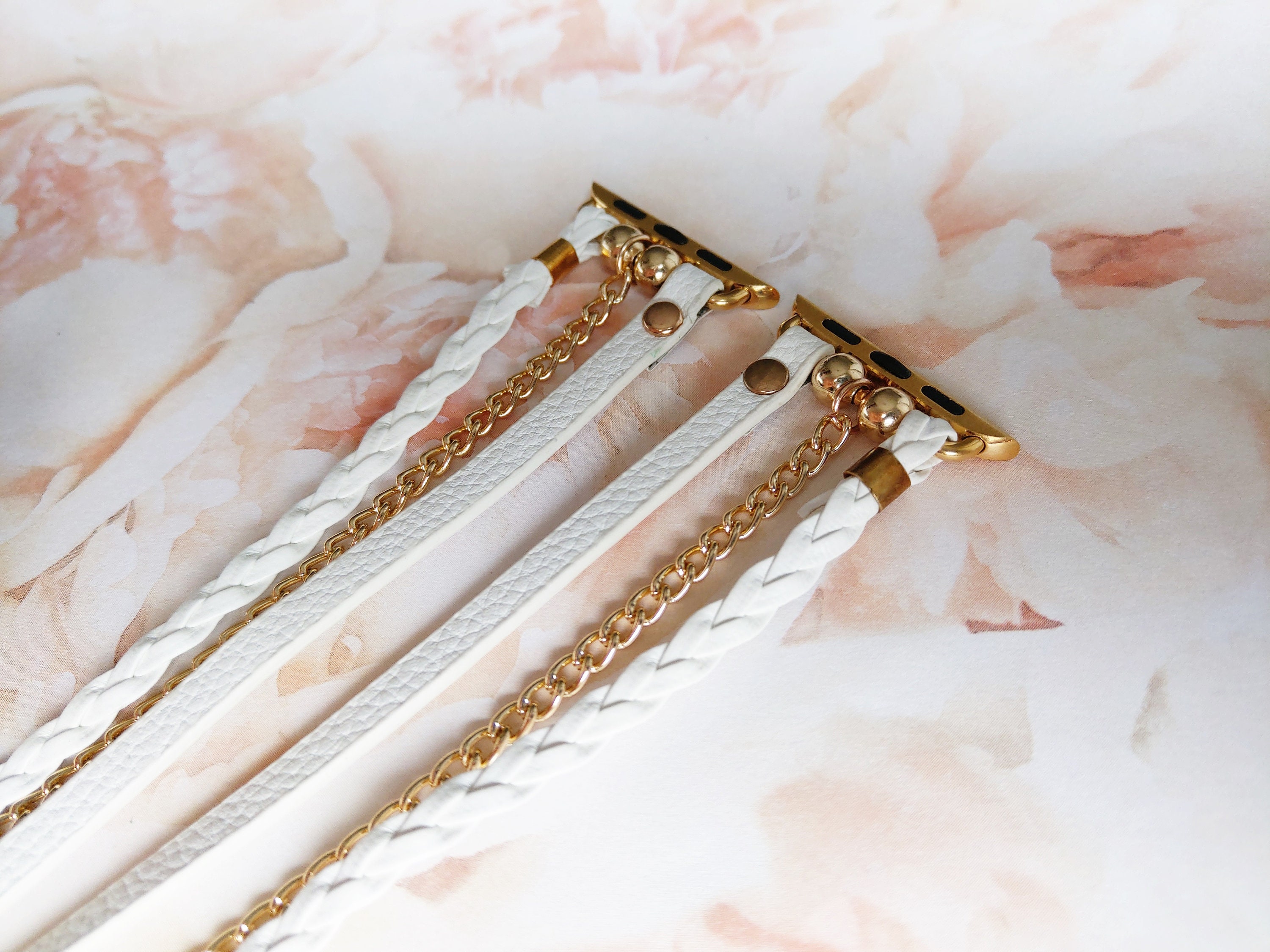 NEW Gold Chain Boho Layered Apple Watch Band GOLD APPLE WATCH BAND- THE BOHO GLAM – Copper Robin main image 3