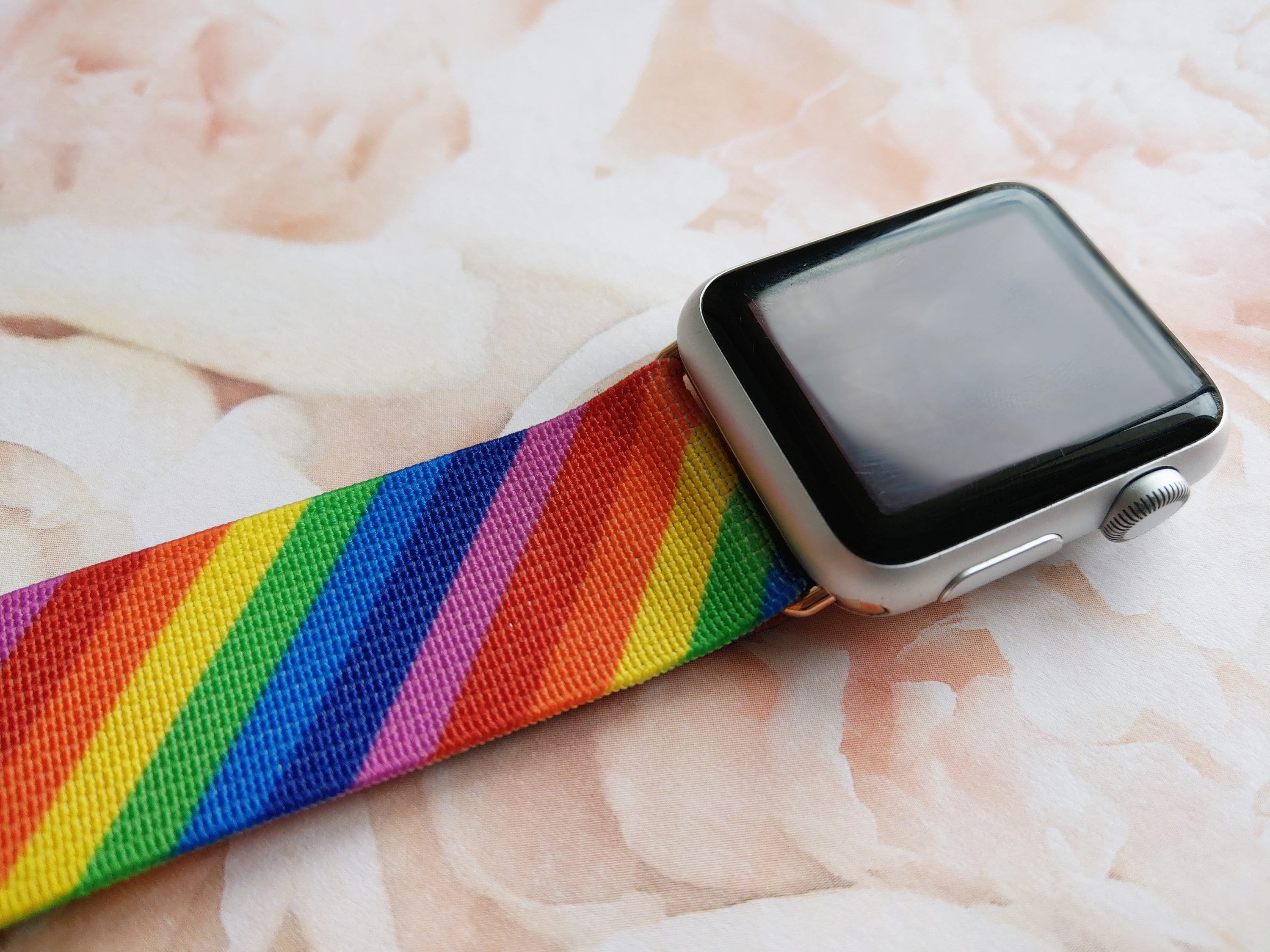 Rainbow Apple Watch Band 38 40 42 44 45 49 Mm Unisex Fashion Etsy