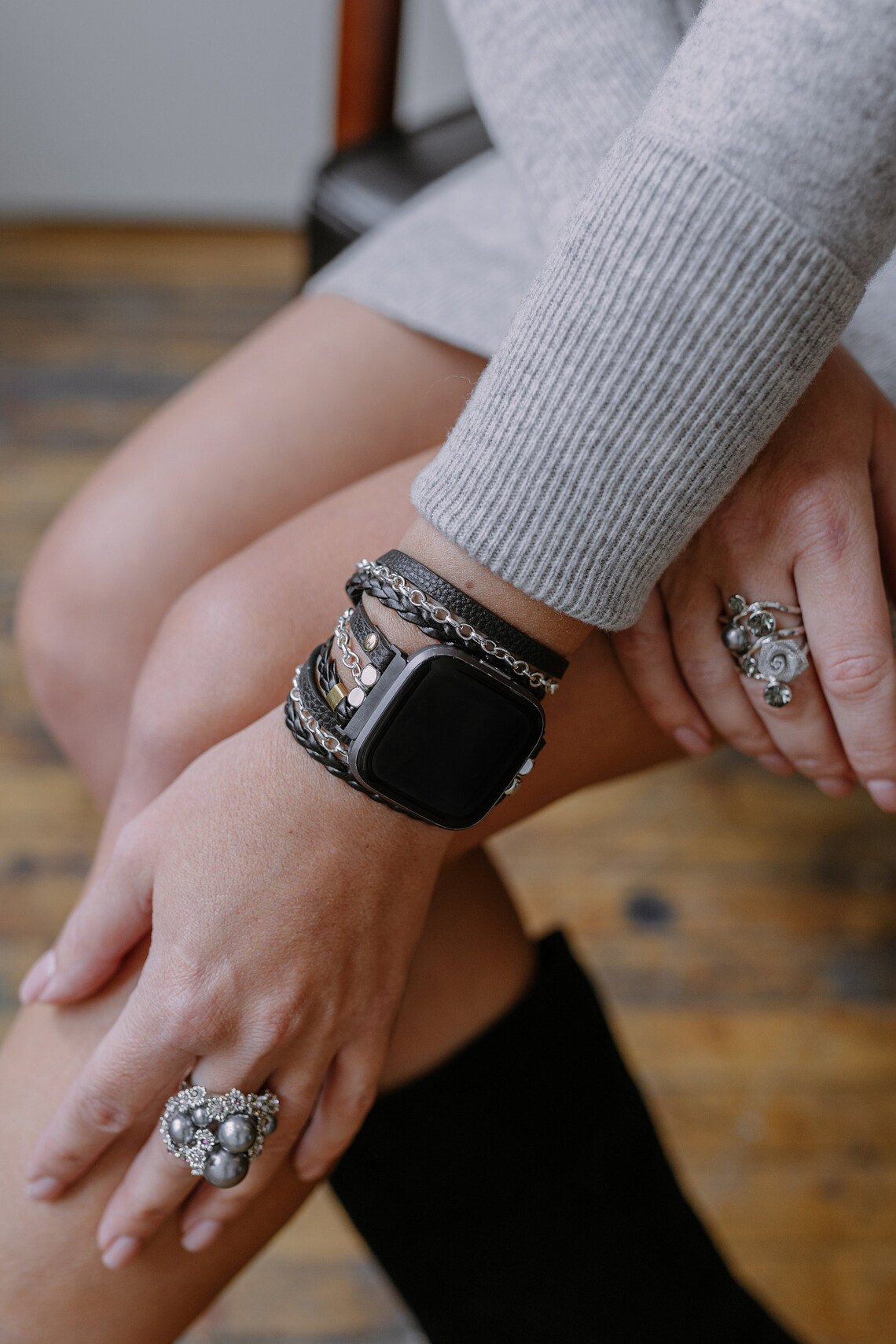 Fitbit SENSE Watch Band Fitbit Versa 3 Band Fashion Multi Wrap Etsy