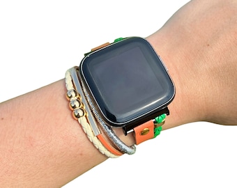 Punk Hippie Watch Band for Fitbit Versa and Sense 2, Fashion