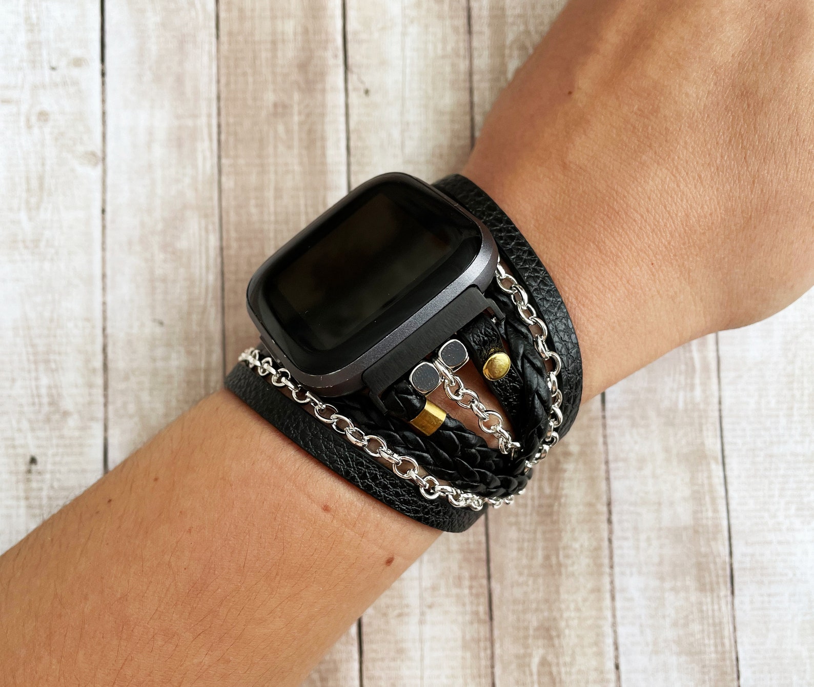 Fitbit SENSE Watch Band Fitbit Versa 3 Band Fashion Multi Wrap Etsy