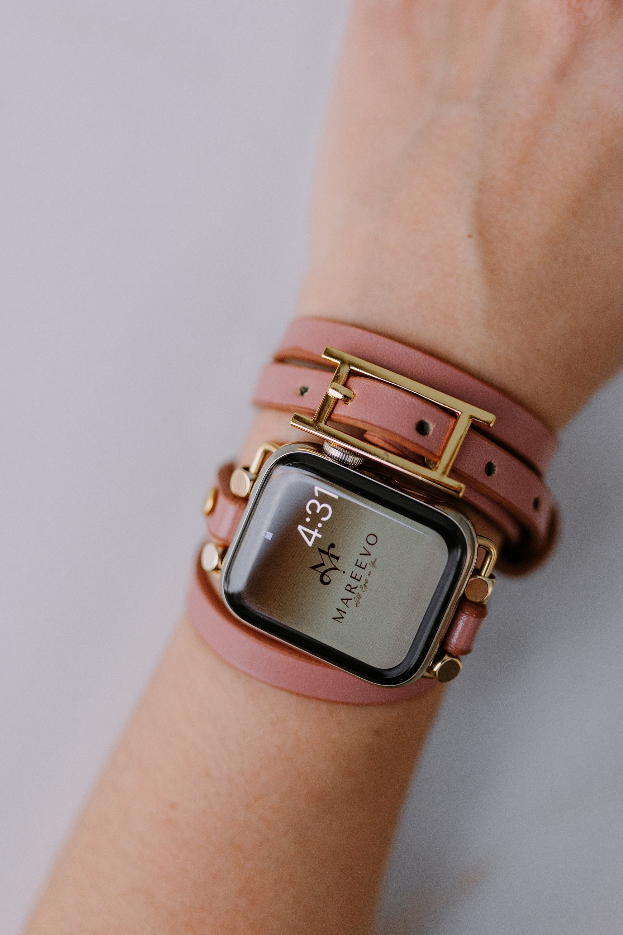 Wholesale luxury High Quality for Apple watch bands for iwatch8 7 6 5 38 42  44 41 45 49mm designer leather Watch strap woman From m.