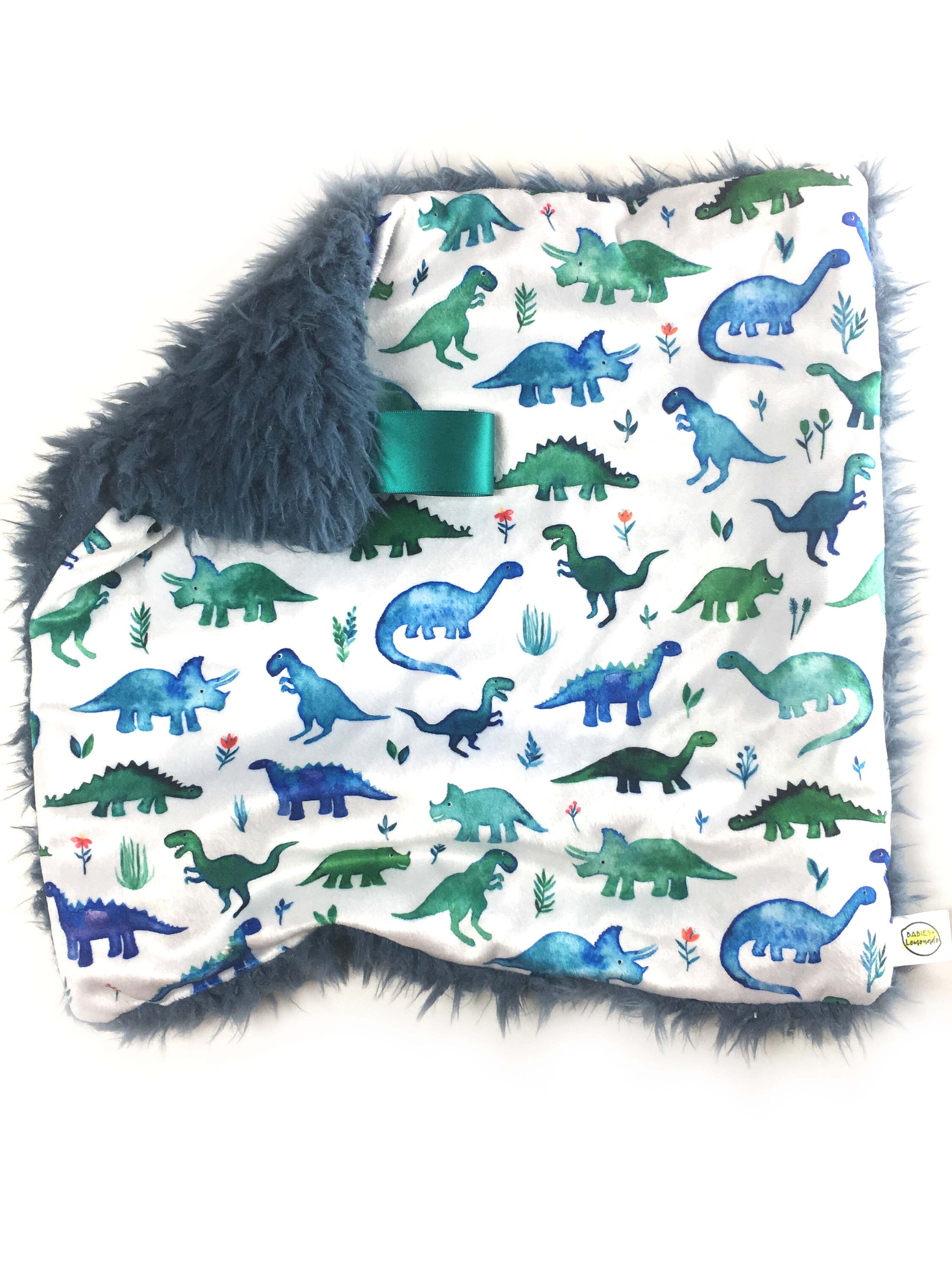 Dinosaur Lovey Dinosaur Baby Blanket Baby Boy Blanket | Etsy