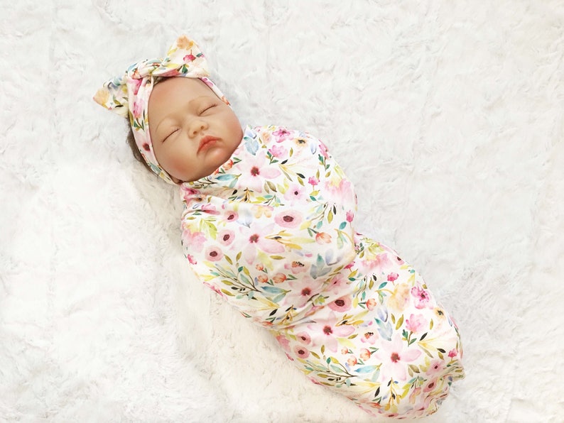 Floral Swaddle Sack Floral Cocoon Sack READY TO SHIP Floral Baby Sleeping Sack swaddle cocoon sack flower swaddle Cocoon Sack baby g