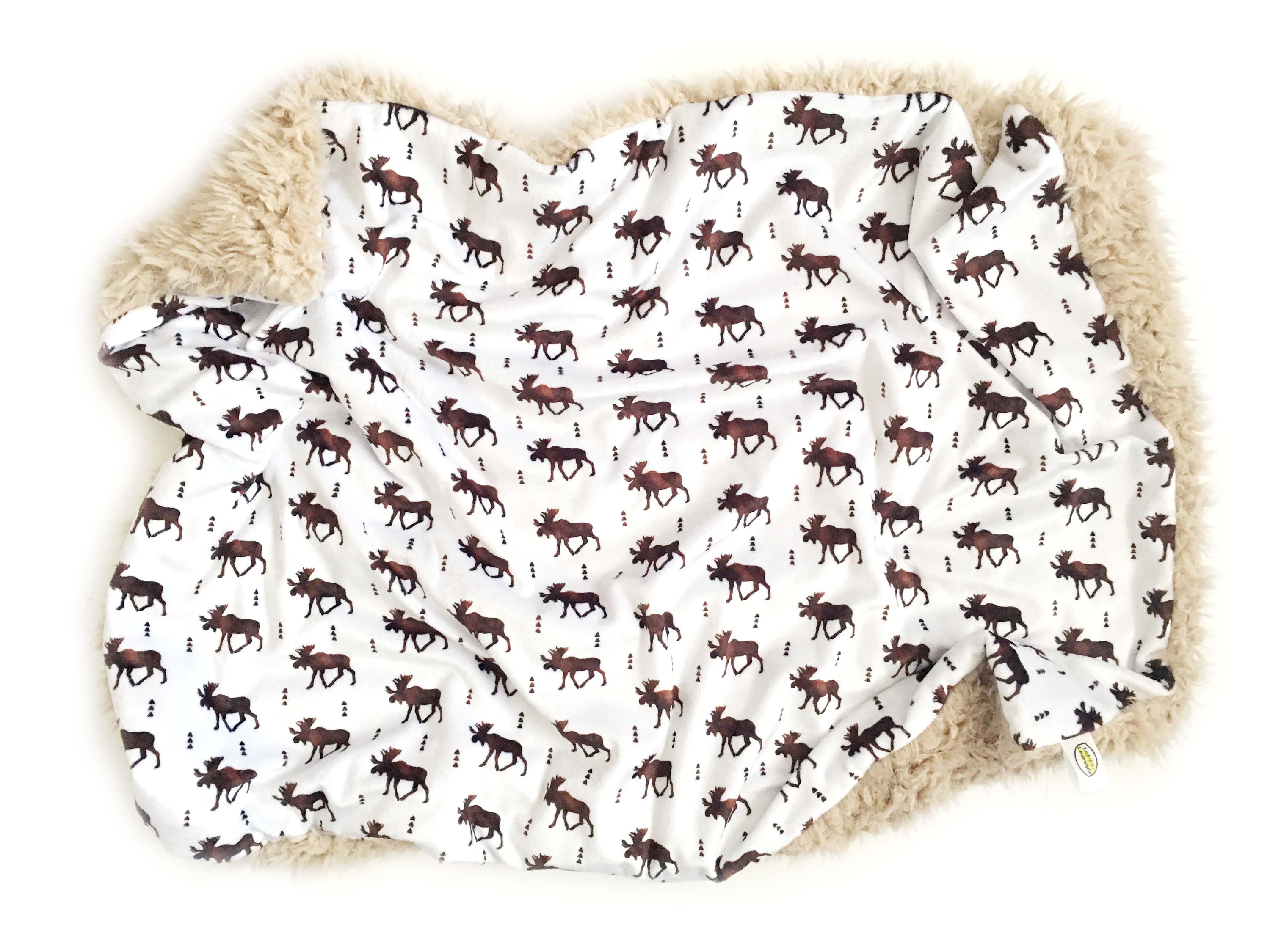 Moose Blanket. Woodland Nursery. Animals Baby Blanket Moose Etsy