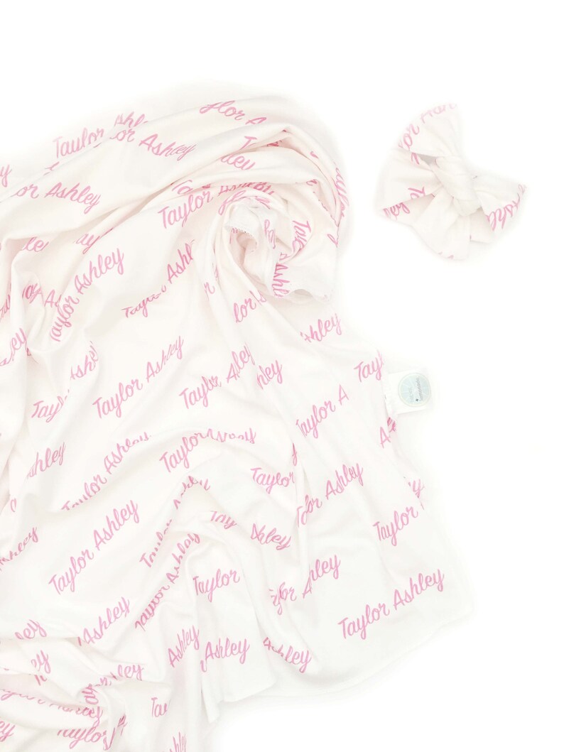 Personalized Baby Blanket Name Swaddle Set,Baby Swaddle Set,Swaddle Newborn Name Swaddle,Baby Blankets,Organic blanket Swaddle,