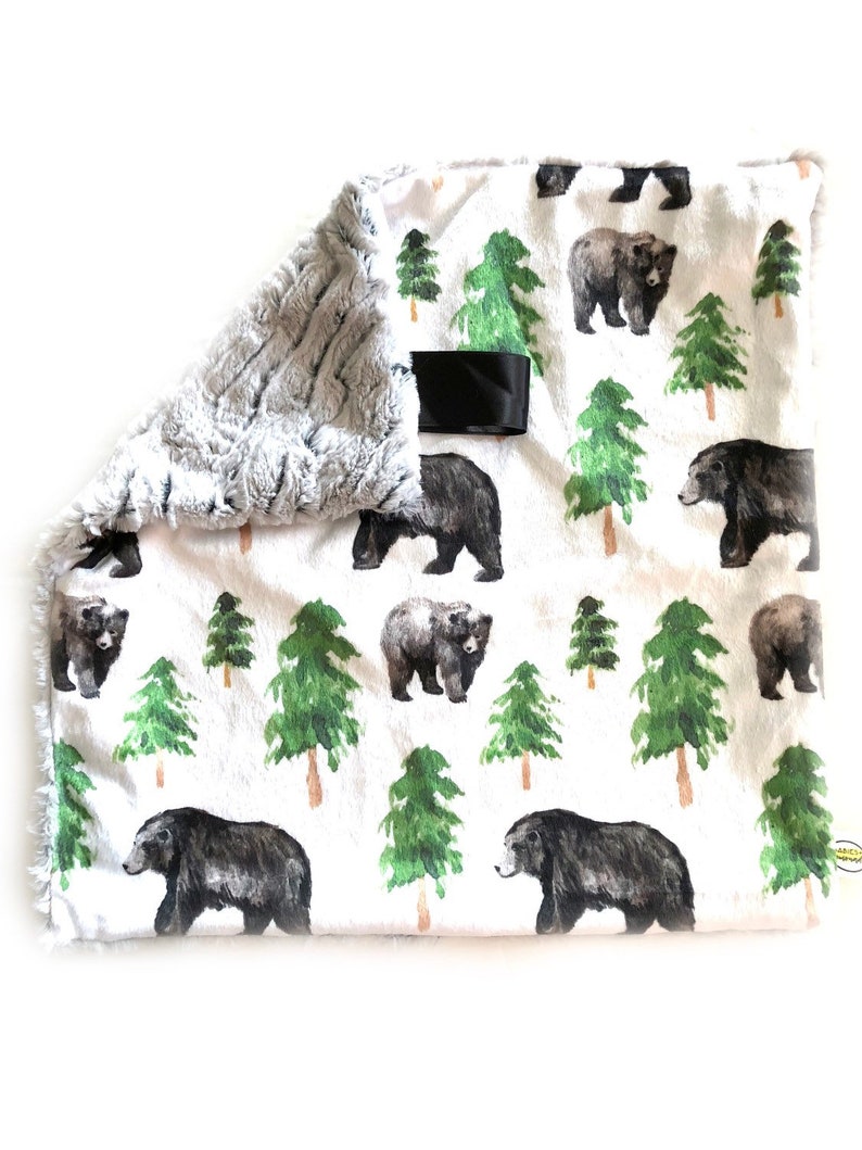 READY TO SHIP Woodland Nursery Animals Lovey Blanket Animals Etsy