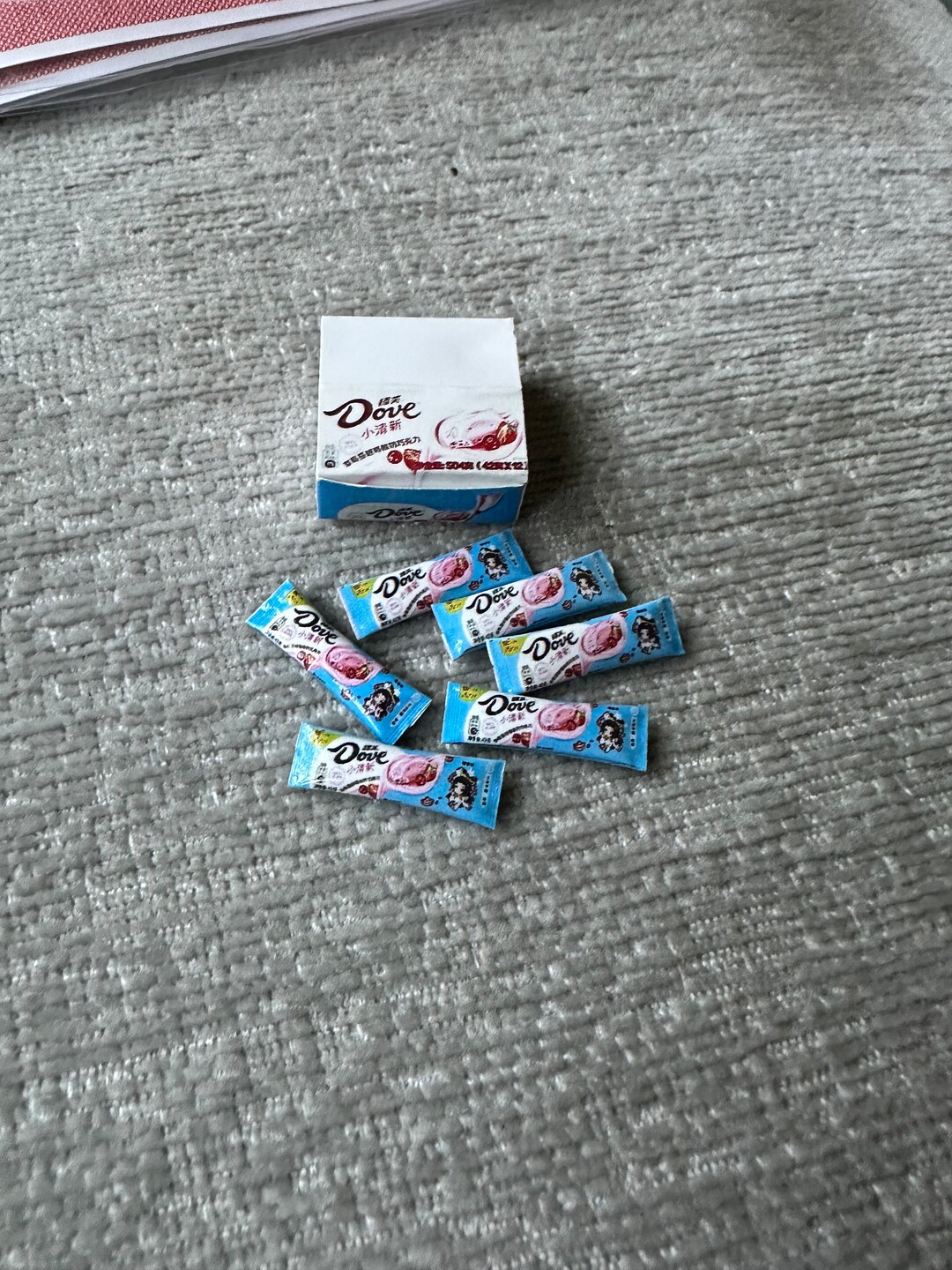 Dollhouse Miniature Dove Bars & Box - Etsy