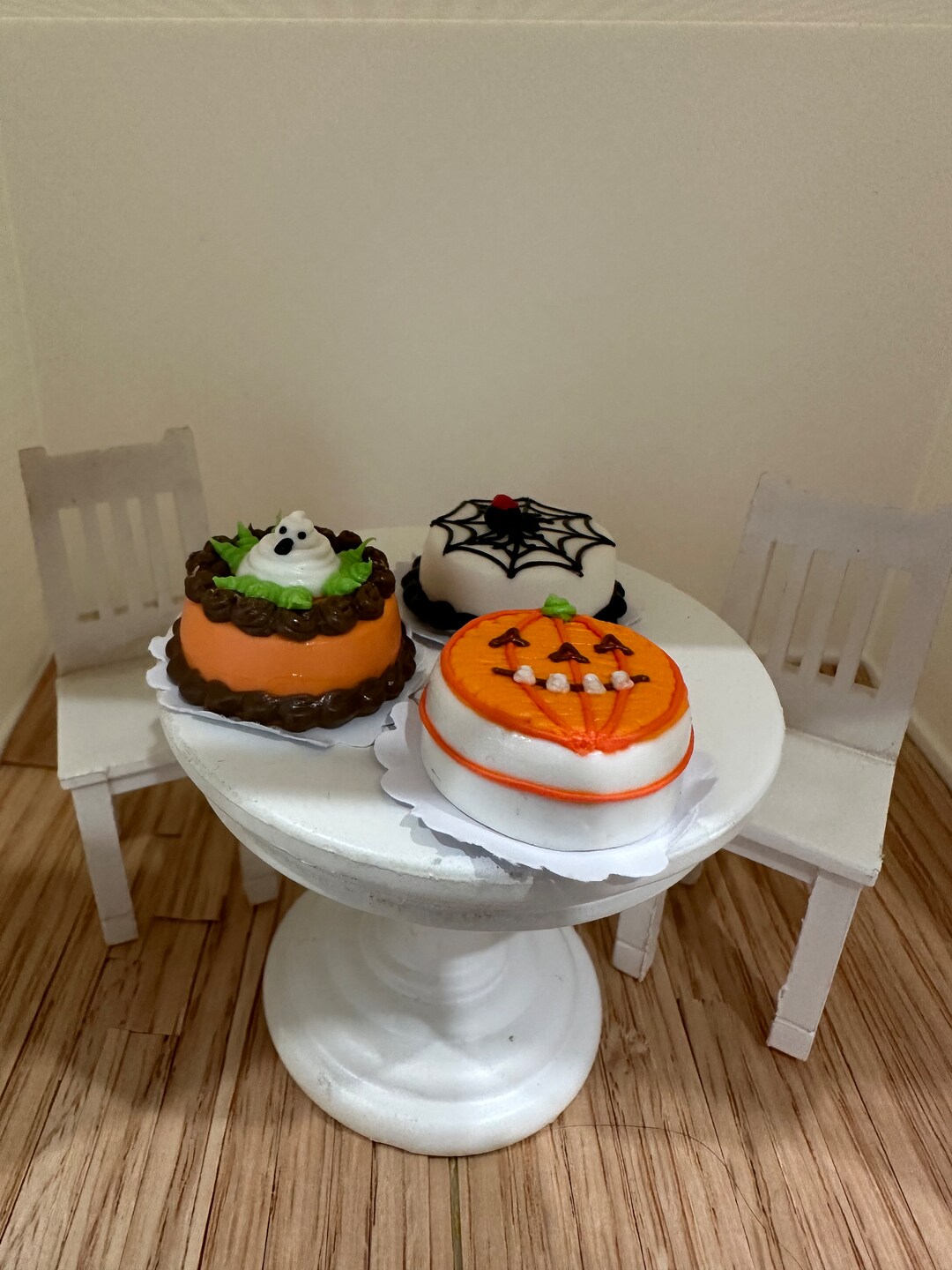 Miniature Dollhouse Halloween Cake - Etsy