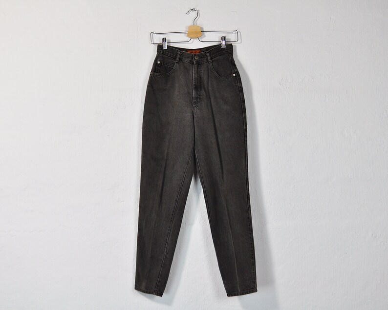 vintage black mom jeans