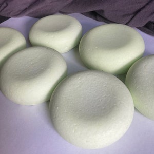 Cucumber - Mint fragranced Solid Shampoo Bar with Honey and Shea Butter
