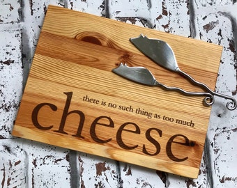 Chopping Board - Bread Board - Cheese Platter - Cheese Board - Personalised Chopping Board - Rustic Chopping Board