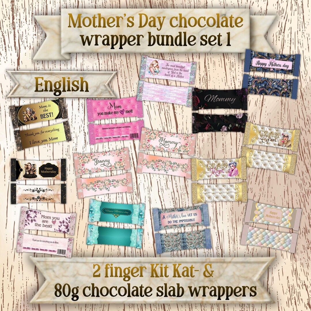 Mother’s Day Chocolate Wrapper Bundle | 2 Finger Kit Kat & 80g ...