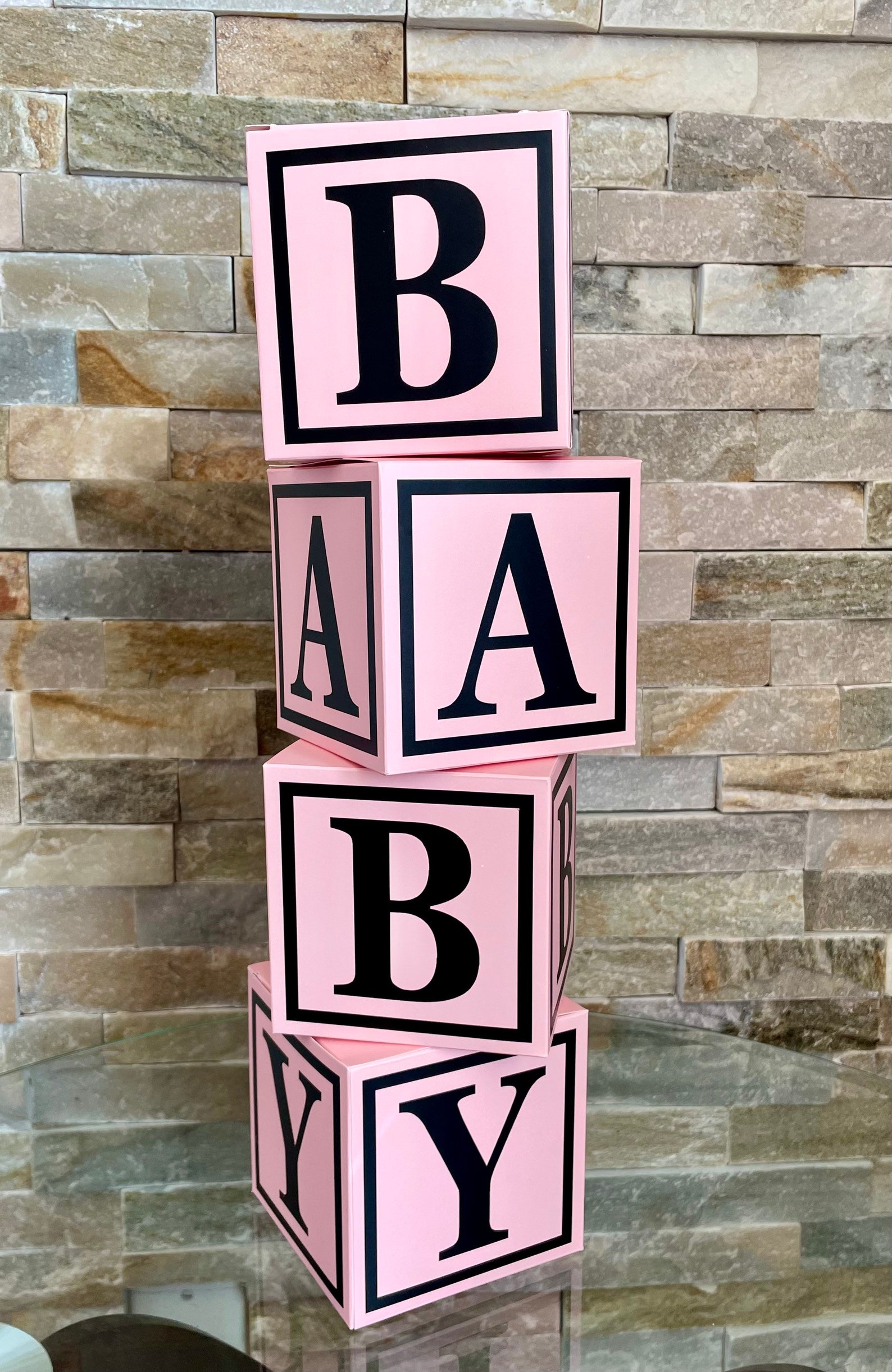 Baby Shower Blocks / Baby Shower Decor / Personalized Baby Etsy