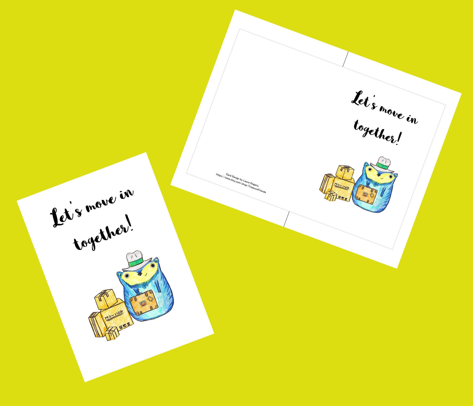 Moving in Together Card, Let