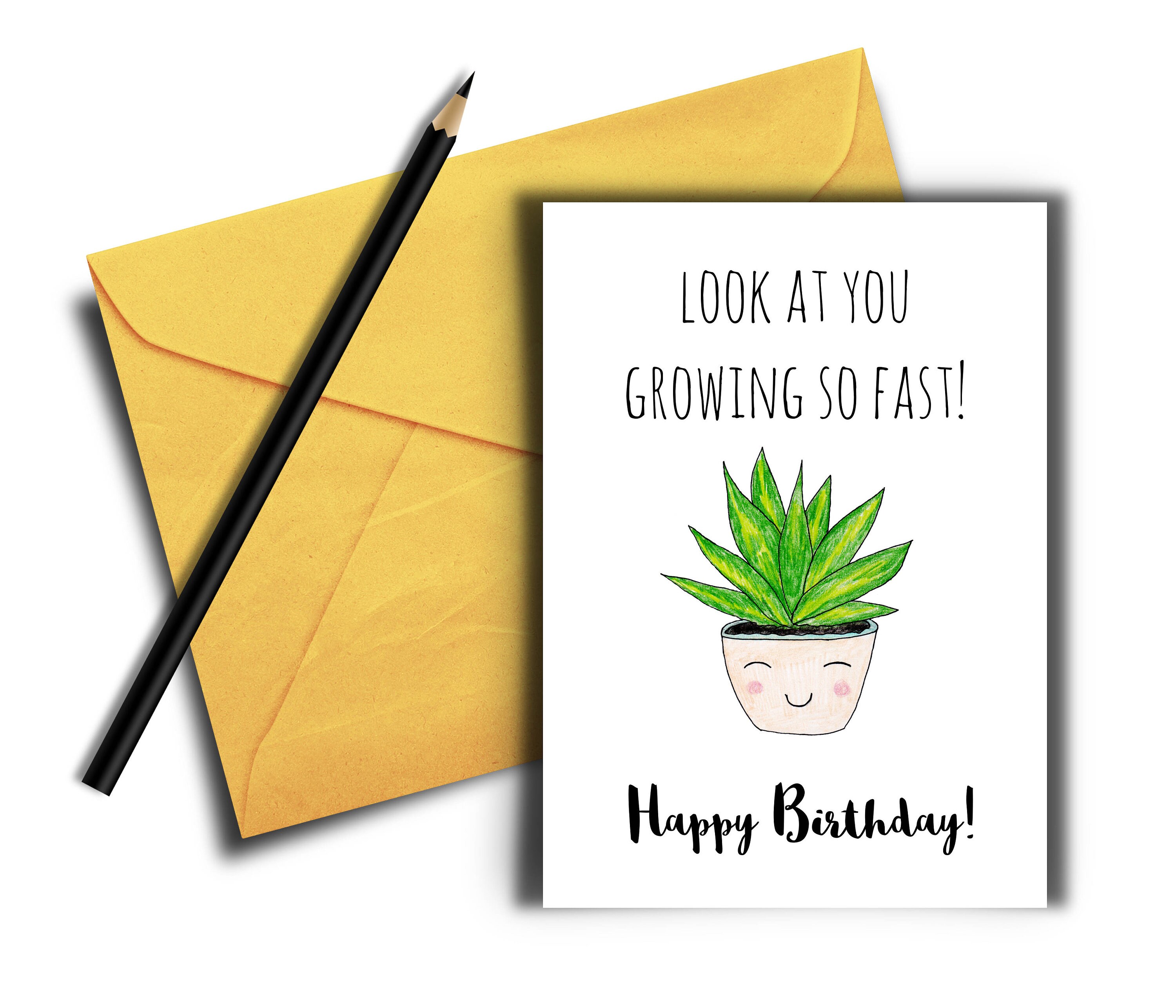 cute birthday card for kids printable card digital download etsy