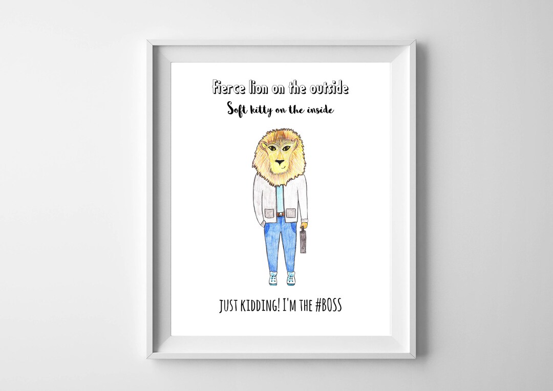 Funny Wall Art for the Office Funny Print for Boss Printable Etsy