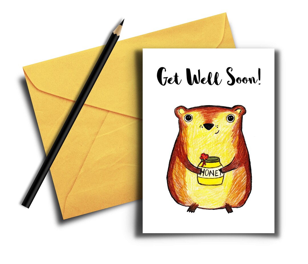 Get Well Card Printable Get Well Card Download Get Well Soon Etsy Get well card printable get well card download get well soon etsy