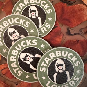 Posavasos con código para amantes de Starbucks