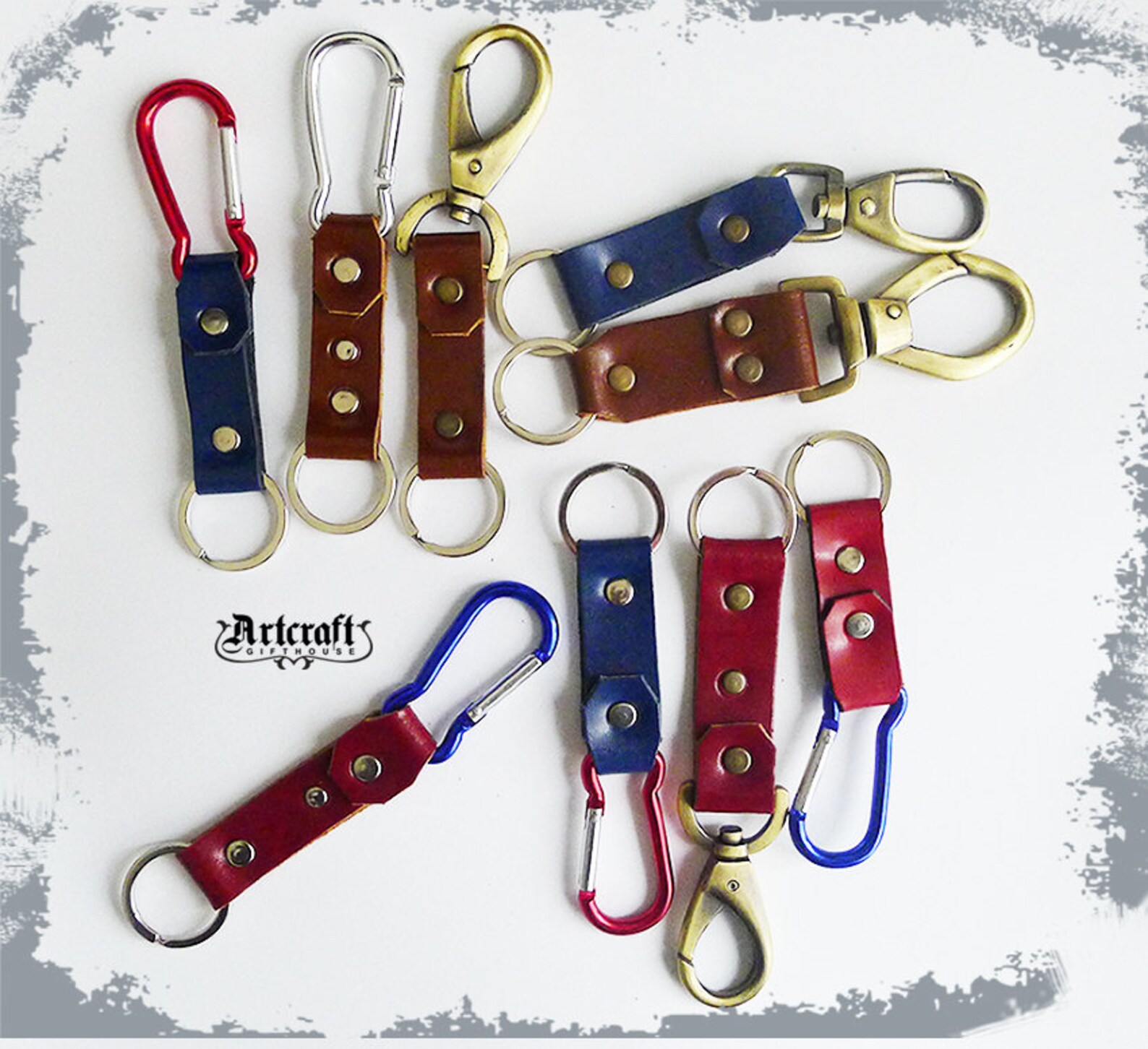 Keychain for Women Purse Clip Keychain Leather Key Holder Etsy