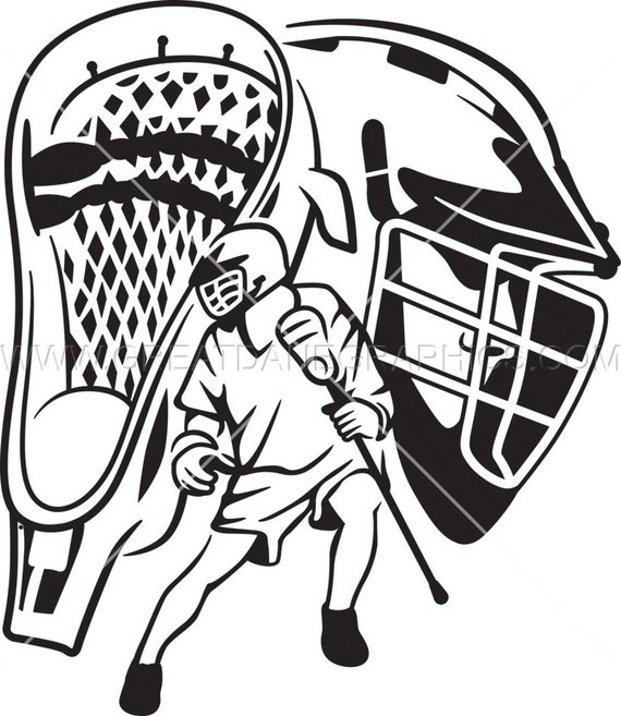 Lacrosse SVG Lacrosse Player SVG Lacrosse Player Vector Etsy