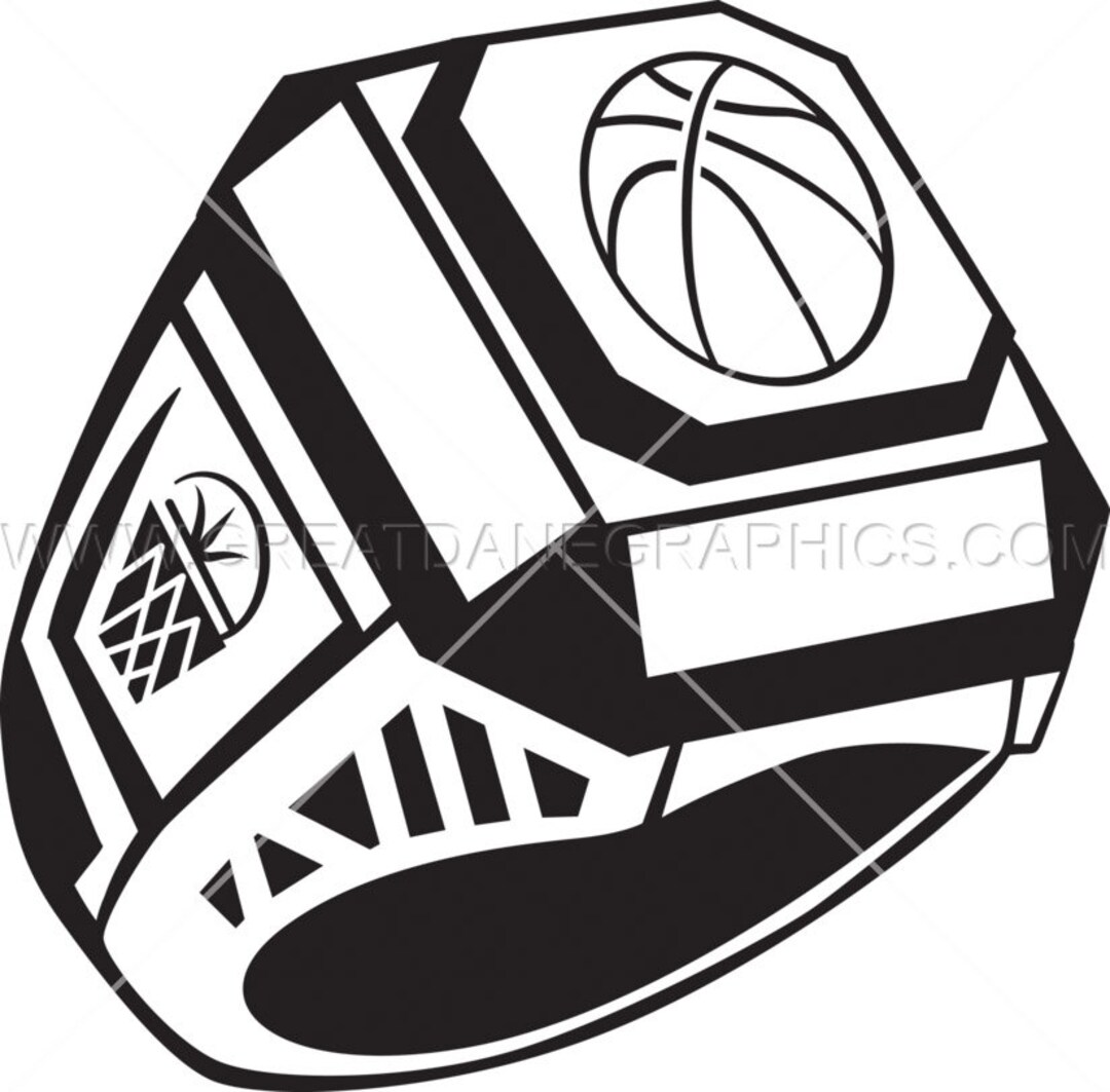 Basketball SVG Basketball Ring Vector Graphic Basketball Etsy