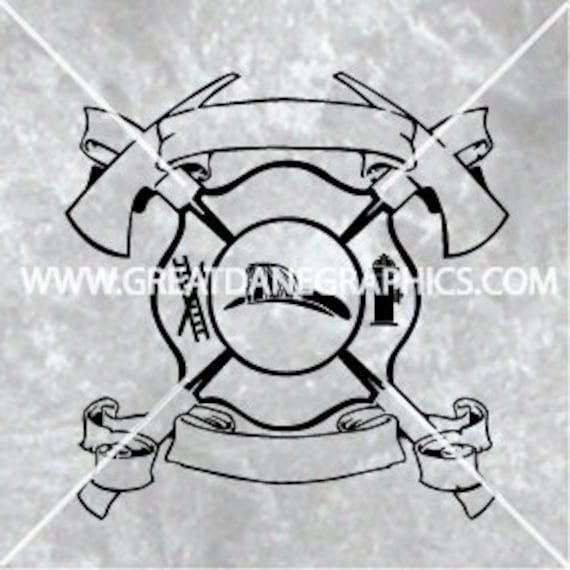Download Maltese Cross Svg Fireman S Cross Svg Cross With Axes Etsy