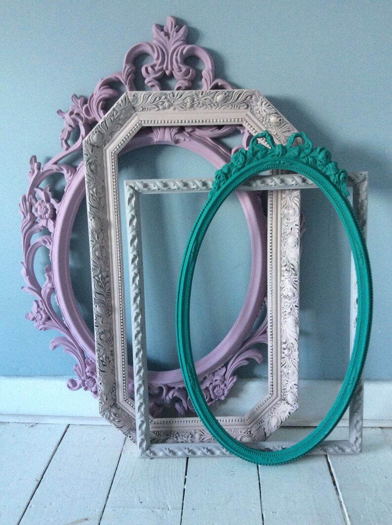 Ornate Frames Four Large No Glass Backing Annie Sloan Ready To Ship