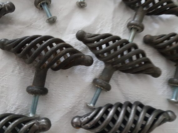 Set Of Door Knobs Metal Kitchen Cupboard Knobs Drawers Etsy