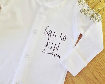 Geordie Gan To Sleep Babygrottino Pigiama Tutina Abbigliamento neonato Newcastle upon Tyne Gift Presentp