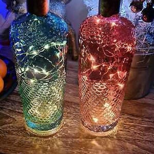 Stunning Mermaid  Gin led lights - pink, blue or white bottle