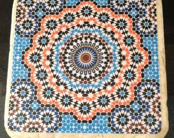 Handmade Moroccan coasters