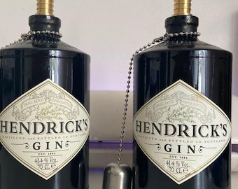 Upcycled Bottle Tiki Torch Oil Lamp with Lid